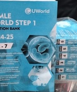 UWorld USMLE Step 1 QBank 2024 Edition 7 Vol Set
