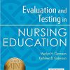 Evaluation and Testing in Nursing Education 6th Edition