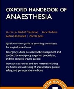 Oxford Handbook of Anaesthesia 5th Edition