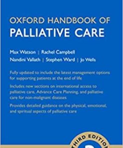 Oxford Handbook of Palliative Care 3rd Edition