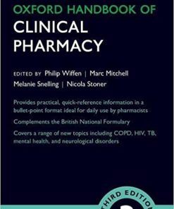 Oxford Handbook of Clinical Pharmacy 3rd Edition