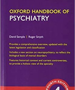 Oxford Handbook of Psychiatry 4th Edition