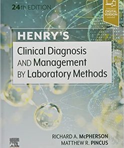 Henry’s Clinical Diagnosis and Management by Laboratory Methods 24th Edition