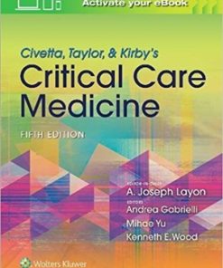 Civetta Taylor & Kirbys Critical Care Medicine 5th Ed