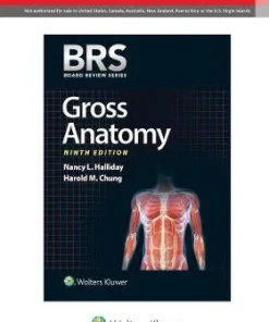 BRS Gross Anatomy (IE), 9e**
