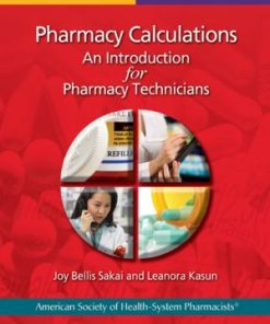 Pharmacy Calculations An Introduction for Pharmacy Technicians