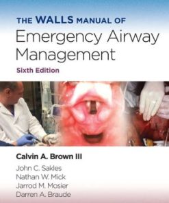The Walls Manual of Emergency Airway Management 6th Edition