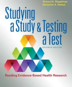 Studying a Study and Testing a Test 7th Edition