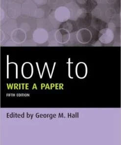 How to Write a Paper 5th Edition