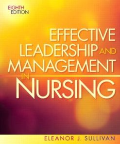 Effective Leadership and Management in Nursing 8th Edition