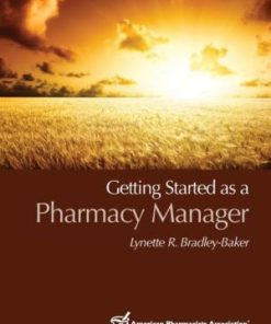 Getting Started as a Pharmacy Manager