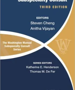 The Washington Manual of Nephrology Subspecialty Consult 3rd Edition