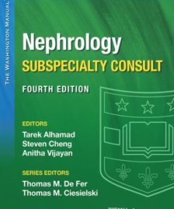 Washington Manual Nephrology Subspecialty Consult 4th Edition