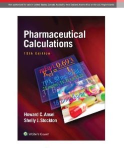 Pharmaceutical Calculations 15th Edition