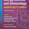 The Washington Manual Allergy Asthma and Immunology Subspecialty Consult 3rd Edition