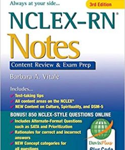 NCLEX RN Notes Content Review & Exam Prep 3rd Edition