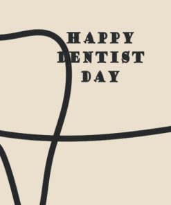 Funny DENTIST Notebook university gift SIMPLE CLEAR AND CHIC HAPPY DENTIST DAY