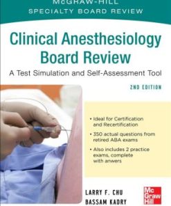 McGraw Hill Specialty Board Review Clinical Anesthesiology 2nd Edition