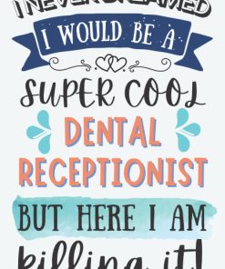 Dental Receptionist Gifts Lined Blank Notebook Journal Diary Paper Funny Gift for Friends Family Coworkers