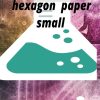hexagon paper small size 200 pages