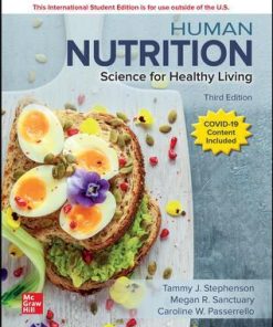ISE Human Nutrition Science for Healthy Living 3rd Edition