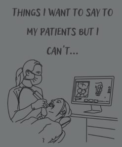 Things that I want to say to my patients but I can't Notebook Journal