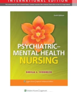 Psychiatric Mental Health Nursing 6th Edition