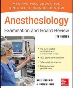 Anesthesiology Examination and Board Review 7th Edition