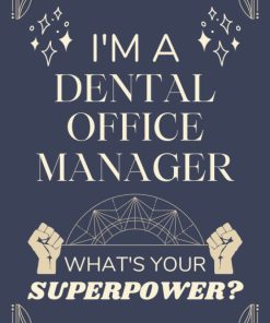 Dental Office Manager Gifts Lined Blank Notebook Journal a Funny and Appreciation Thank You Gift for Dental Office Managers to Write in