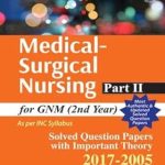 Medical Surgical Nursing for GNM 2nd Year 3rd Edition