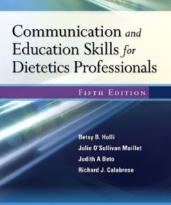 Communication and Education Skills for Dietetics Professionals 5th Edition