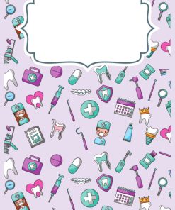 Dentistry Themed Lined Notebook