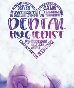 Dental Hygienist Blank Notebook This Blank Lined Journal with Heart Subway Art Words is a Perfect Dental Hygienist Graduation Gift Dental Hygienist Texture Dental Hygienist Gift for Women