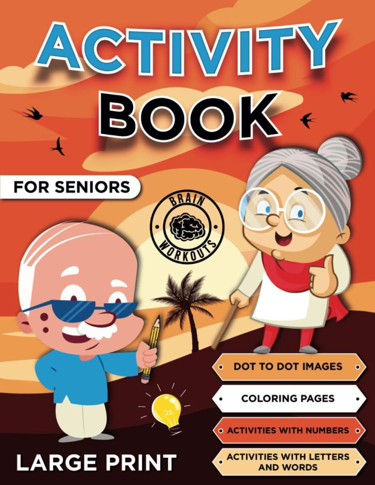 Activity Book for Seniors Easy Activities for Adults with Dementia