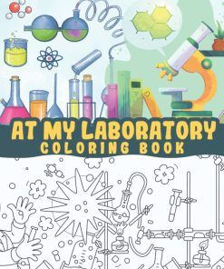 At my laboratory coloring book