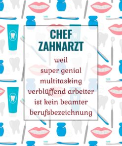 Chef Zahnarzt Lustiges Notizbuch Geschenke Für Chef Zahnarzt