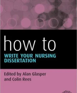How To Write Your Nursing Dissertation