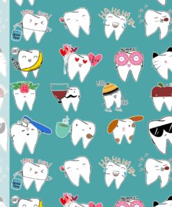 Happimola Molar Emojis Notebook Background Green For Dentists Dental Assistants Dental Hygienists Dental Students Dental Staff