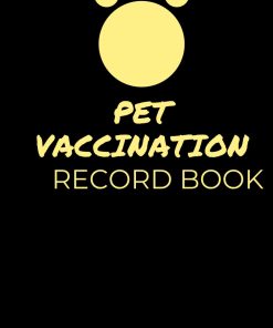 Pet Vaccination Record and Wellness book