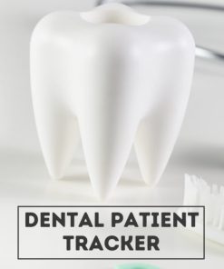 Dental Patient Tracker Cute Log Book For Dentists To Keep Track Of All Their Patients and Their Patient Needs