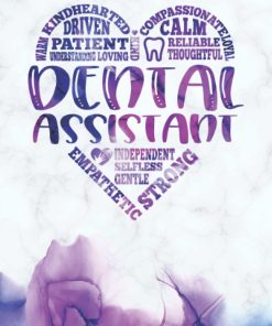 Dental Assistant Appreciation Gift for Women or Men a Blank Lined Journal with Heart Subway Art Words A Perfect Dental Assistant Gift For a Dental Assistant Accessories For the Office