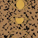 Evil Eye Leopard Print Journal Notebook