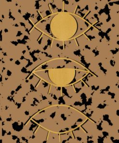 Evil Eye Leopard Print Journal Notebook