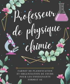 Agenda de Bord Professeur de Physique chimie