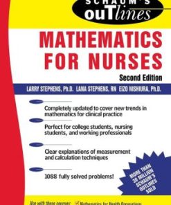 Schaum's Outline of Mathematics for Nurses 2nd Edition