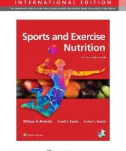 Sports and Exercise Nutrition 5th Edition