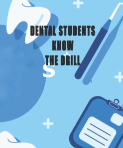 Funny DENTIST Notebook university gift SIMPLE CLEAR AND CHIC Dental Students Know The Drill