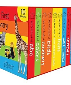 My First Library: Boxset of 10 Board Books for Kids