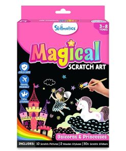 Skillmatics Paper Magical Scratch Art Book