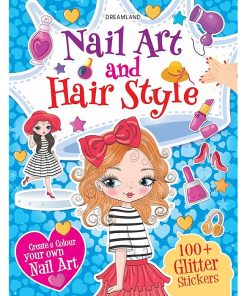 Nail Art and Hair Style Colouring and Sticker Activity Book